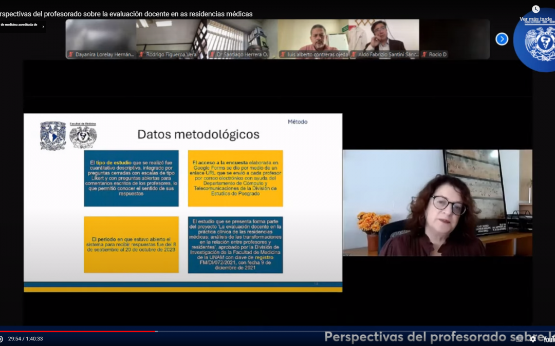 Perspectivas del profesorado sobre la evaluación docente en las residencias médicas
